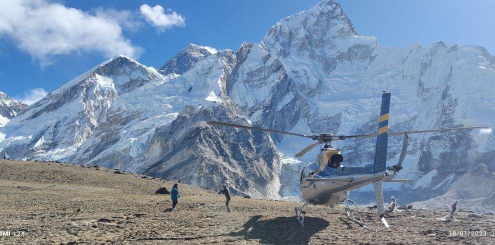 Lukla to everest base camp helicopter