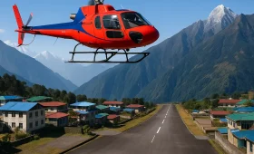 Kathmandu to lukla helicopter update