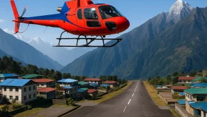 Kathmandu to lukla helicopter update