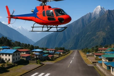 Kathmandu to lukla helicopter update